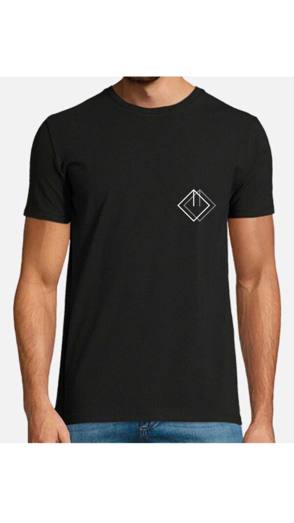 Camiseta negra Adonix delantera