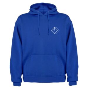Sudadera negra con logo Adonix en la parte trasera