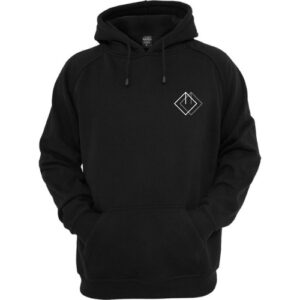 Sudadera negra con logo Adonix en la parte trasera